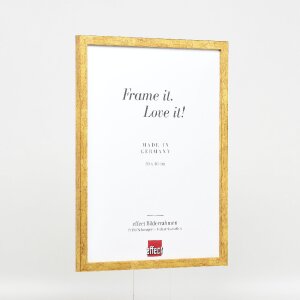 Clayre & Eef Effect Holzrahmen Profil 51 antikgoud 45x60 cm acrylglas met afgeronde hoeken