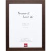 Effect houten fotolijst profiel 52 donkerbruin 25x70 cm Kunstglas
