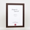 Effect houten fotolijst profiel 52 donkerbruin 25x70 cm Kunstglas