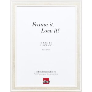 effect Houten fotolijst Profil 64 wit 25x30 cm met kunstglas