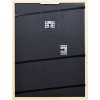 Clayre & Eef houten fotolijst Profil 66 zwart 10,5x14,8 cm met kunstglas