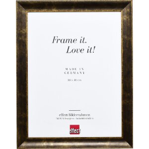 Effect Holzrahmen Profil 68 zwart 14,8x21 cm met kunstglas