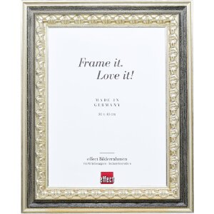 effect Houten Foto-lijst Profiel 80 zilver 29,7x42 cm met...
