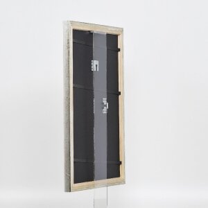 Effect houten fotolijst profiel 85 zilver 24x30 cm acrylglas