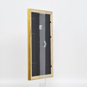 Effect houten fotolijst profiel 85 goud 25x80 cm acrylglas