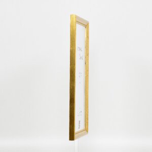 Effect houten fotolijst profiel 85 goud 25x80 cm acrylglas