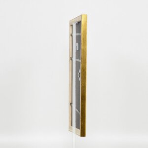 Effect houten fotolijst profiel 85 goud 25x80 cm acrylglas