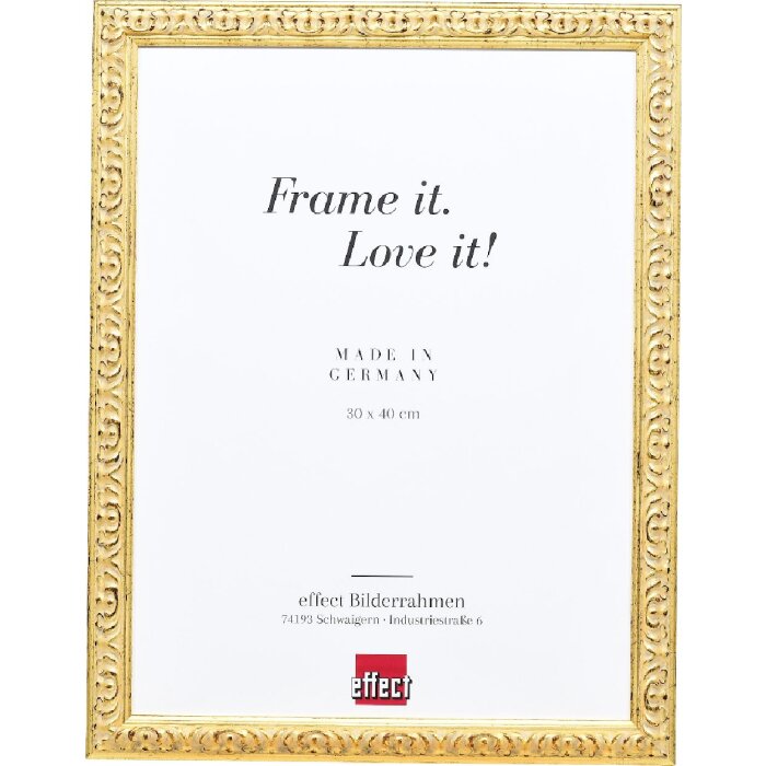 Effect Houten Bilderrahmen Profil 86 Barok 25x60 cm goud