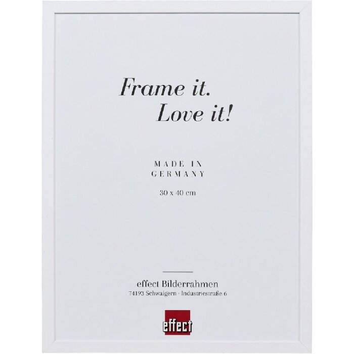 Effect Houten Fotolijst Profil 2330 wit 20x25 cm met kunstglas