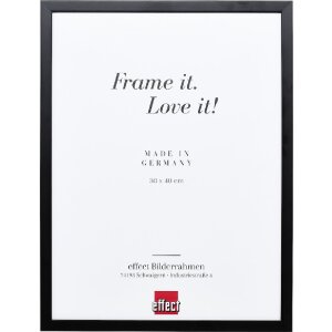 Effect houten lijst Profil Top S zwart 40x40 cm kunstglas