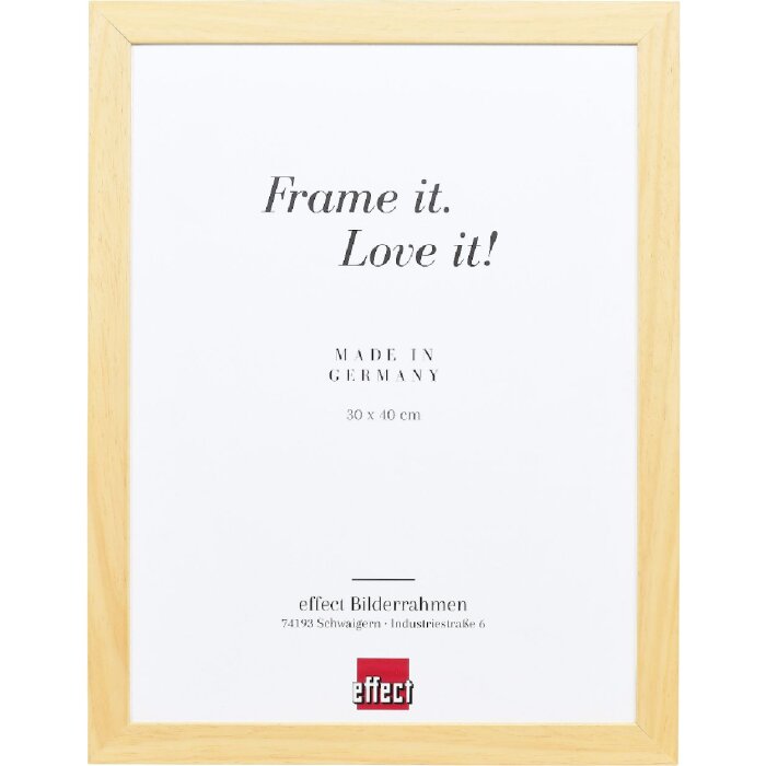 Effect Holzrahmen Profil Top Pro natuur 20x25 cm kunstglas wandframe