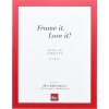 Effect Houten Fotolijst Profil Top Pro rood 21x28 cm kunstglas