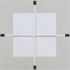 Effect fotolijst dubbel glas fotohouder 30x45 cm normaal glas om op te hangen
