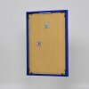 Kunst effect puzzel frame acrylglas blauw 57x57 cm wandmontage kunststof