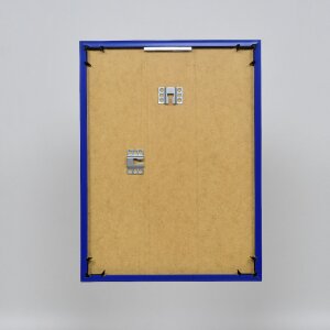 Kunst effect puzzel frame acrylglas blauw 68x93 cm voor wandmontage