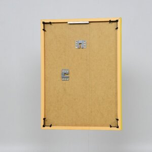 Kunst effect puzzel frame acrylglas geel 68x98 cm voor wandmontage