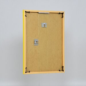 Kunst effect puzzel frame acrylglas geel 68x98 cm voor wandmontage