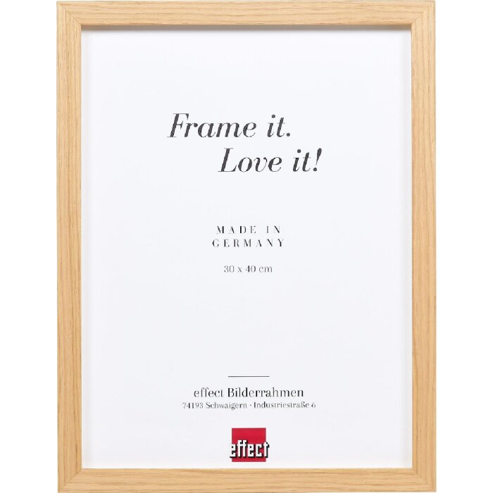 Effect Holzrahmen Profil 54 Eikenhout 18x32 cm met klarglas