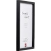 Effect Massief Houten Fotolijst Profil 58 Zwarte 50x65 cm met Klear Glas en Afstandselement