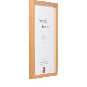 Effect Holzrahmen Profil 58 hellbruin 50x65 cm massief houten fotolijst met klarglas en afstandsleest