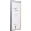 Effect Houten Foto-Raam Profil 58 Zilver 50x70 cm met Klarglas en Afstandstang