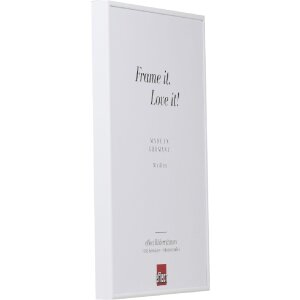 Effect Quadro Spiegel wit, 50 x 60 cm wandspiegel met aluminiumwechselframe