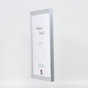 Effect Wandspiegel met Houten Profiel Zilver, 29,7x42 cm