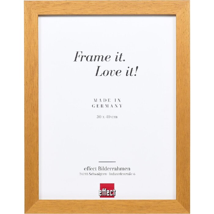 effect wandspiegel profiel 52 in eikenhout 24x30 cm