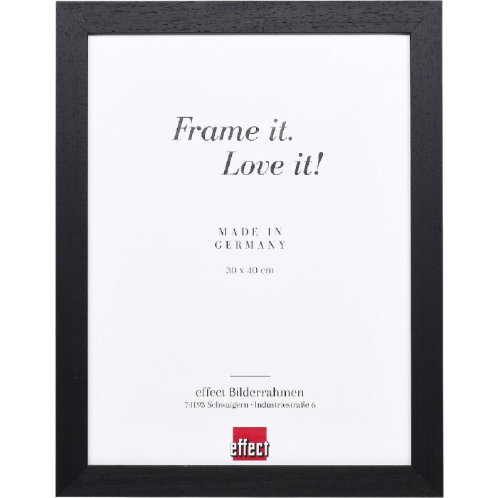 effect wandspiegel Profil 55 zwart 29,7x42 cm