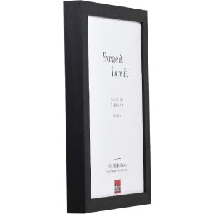 Effect wandspiegel profiel 55 zwart 40x40 cm