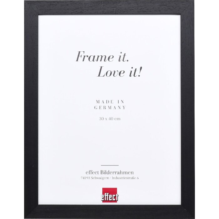 effect Wandspiegel Profil 55 zwart 42x59,4 cm