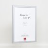 Effect wandspiegel Wood Profile Top Cube spiegel zilver 50x70 cm
