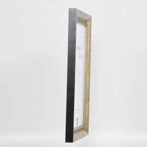 Effect massief houten lijst profiel 28 goud 18x24 cm acrylglas museumkwaliteit