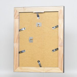 Effect massief houten lijst profiel 28 zilver 25x50 cm acrylglas museumkwaliteit