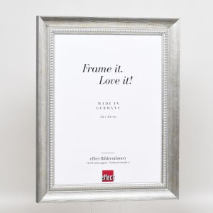 Effect massief houten lijst profiel 28 zilver 25x60 cm acrylglas museumkwaliteit