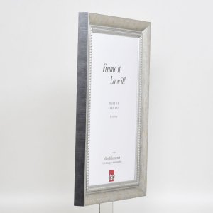 Effect massief houten lijst profiel 28 zilver 25x60 cm acrylglas museumkwaliteit