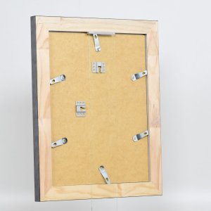 Effect massief houten lijst profiel 28 zilver 61x91,5 cm acrylglas museumkwaliteit
