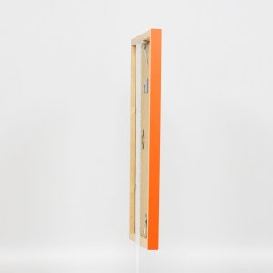 Effect houten lijst Top Cube 9x13 cm oranje acrylglas museumkwaliteit