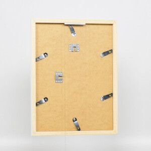 Effect Holzrahmen Top Cube 10x10 cm wit met acrylglas museumkwaliteit