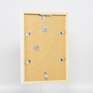 Effect Holzrahmen Top Cube 10x10 cm wit met acrylglas museumkwaliteit