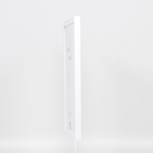 Effect Holzrahmen Top Cube 10x10 cm wit met acrylglas museumkwaliteit