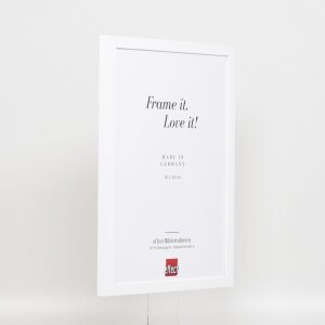 Effect Holzrahmen Top Cube 10x10 cm wit met acrylglas museumkwaliteit