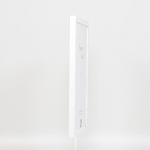 Effect Holzrahmen Top Cube 10x10 cm wit met acrylglas museumkwaliteit