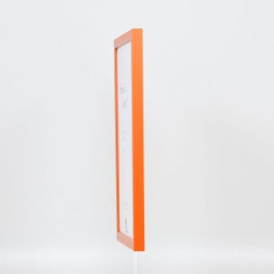 Effect houten lijst Top Cube 25x80 cm oranje acrylglas museumkwaliteit