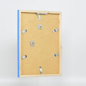 Effect Houten Lijst Top Cube 60x90 cm blauw acrylglas museumkwaliteit