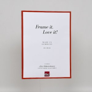 Effect kunststof lijst Art rood 21x29,7 cm museumglas