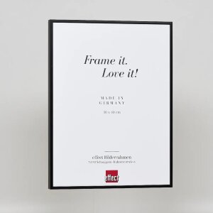 Effect Quadro aluminium frame 18x24 cm zwart museumglas