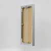 Effect Quadro aluminium lijst 18x27 cm zilver hoogglans met museumglas