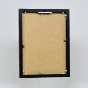 Effect Quadro aluminium fotolijst 18x32 cm zwart museumglas