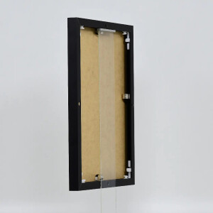 Effect Quadro aluminium fotolijst 18x32 cm zwart museumglas